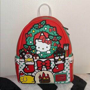 Loungefly Sanrio Holiday Mini Backpack, Like new! Released 2024.
